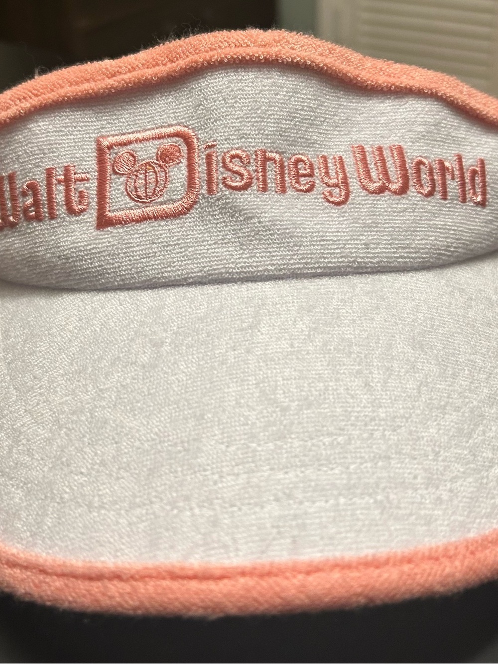 NWOT Disney Terry Cloth Adjustable Sun Visor